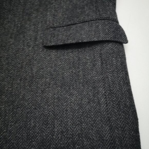 Henley Men's Size 44T Charcoal Made in Canada 100% Wool Lined Sports Coat - Picture 9 of 13